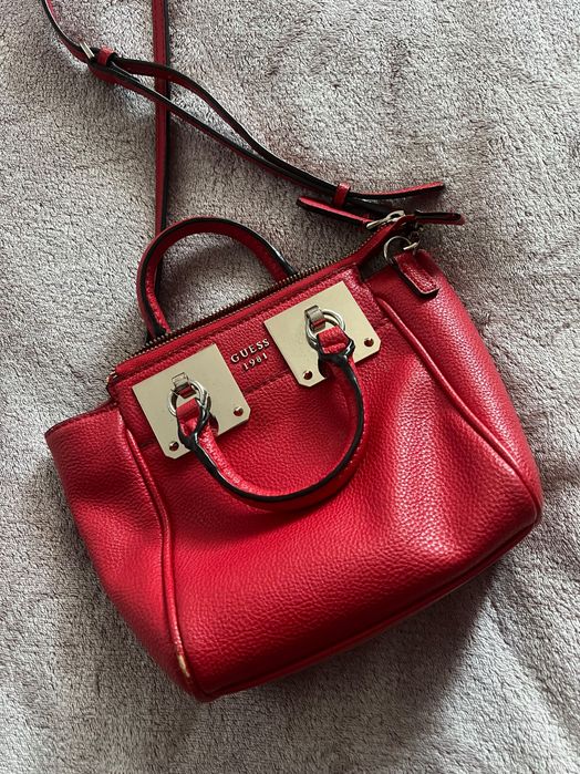 Geanta din piele naturala Guess