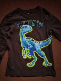 Bluză H&M cu dino velociraptor
