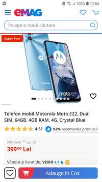 Motorola E22 Nou Smartphone Dezsigilat