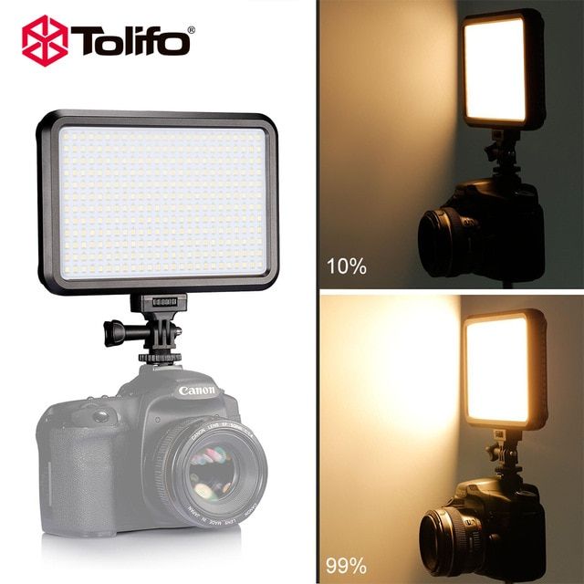 Lampa bicolora Tolifo PT-F300B 30W LED pt aparate foto DSLR, Mirroless