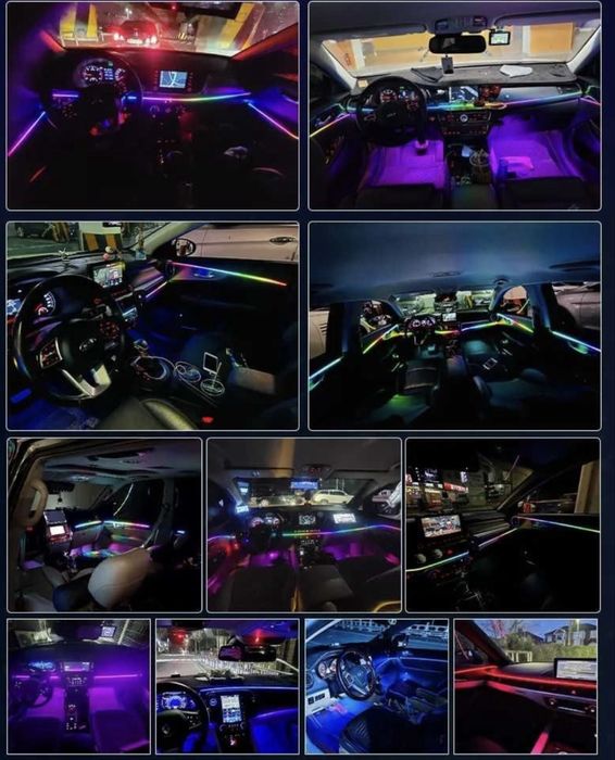 Kit lumini ambientale 18 in 1  64 culori