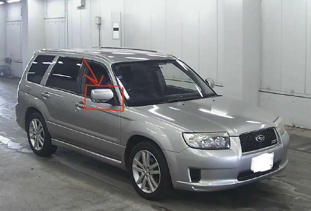 Зеркало правое Subaru forester SG5