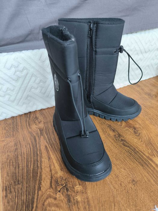 Cizme copii căptușite cu fermoar noi