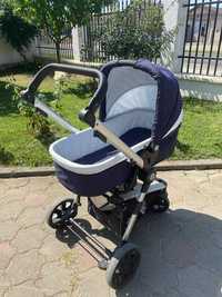 Carucior Kinderkraft 3 in 1 Albastru