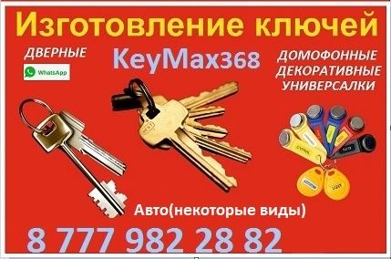 Дубликат домофонных ключей.г.РИДДЕР