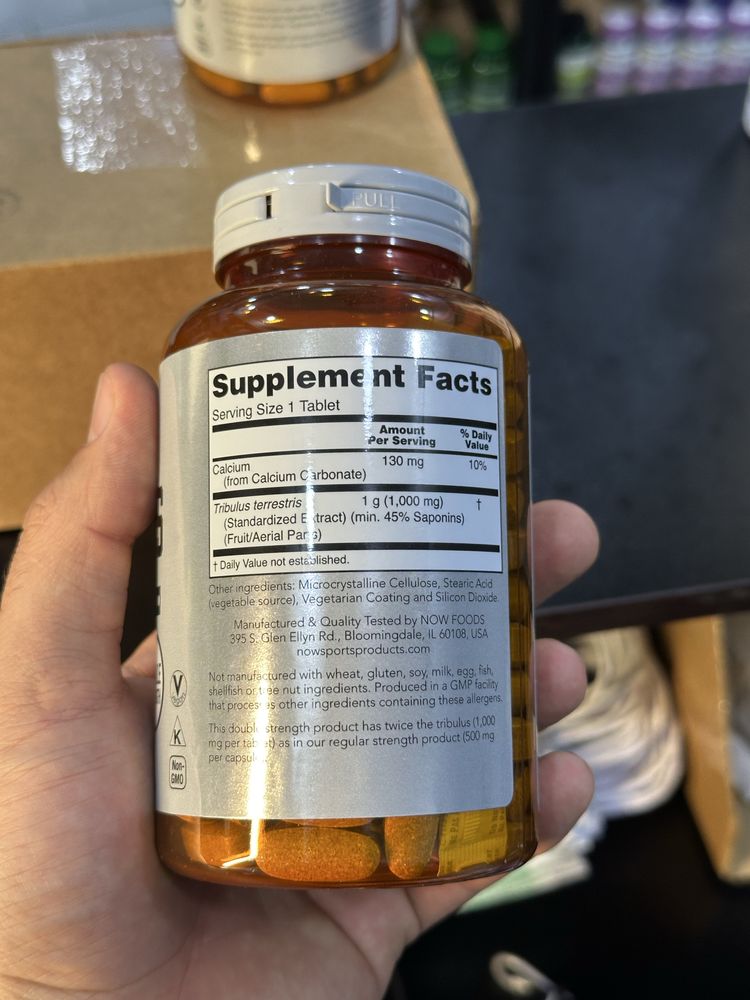 Now Tribulus 1000 mg 180 таблеток