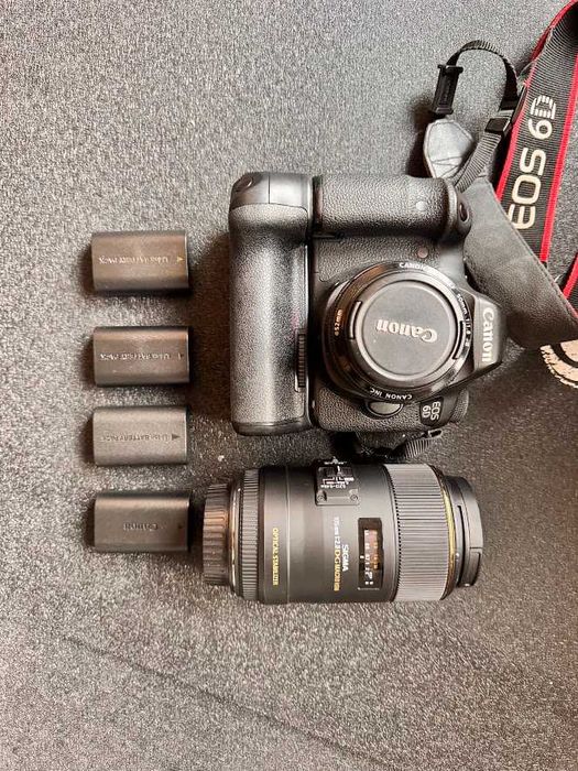 Canon 6D + Sigma 105mm Macro + Canon 50mm 1.8 + Grip +baterii + incarc
