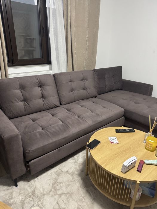 Coltar extensibil Taupe