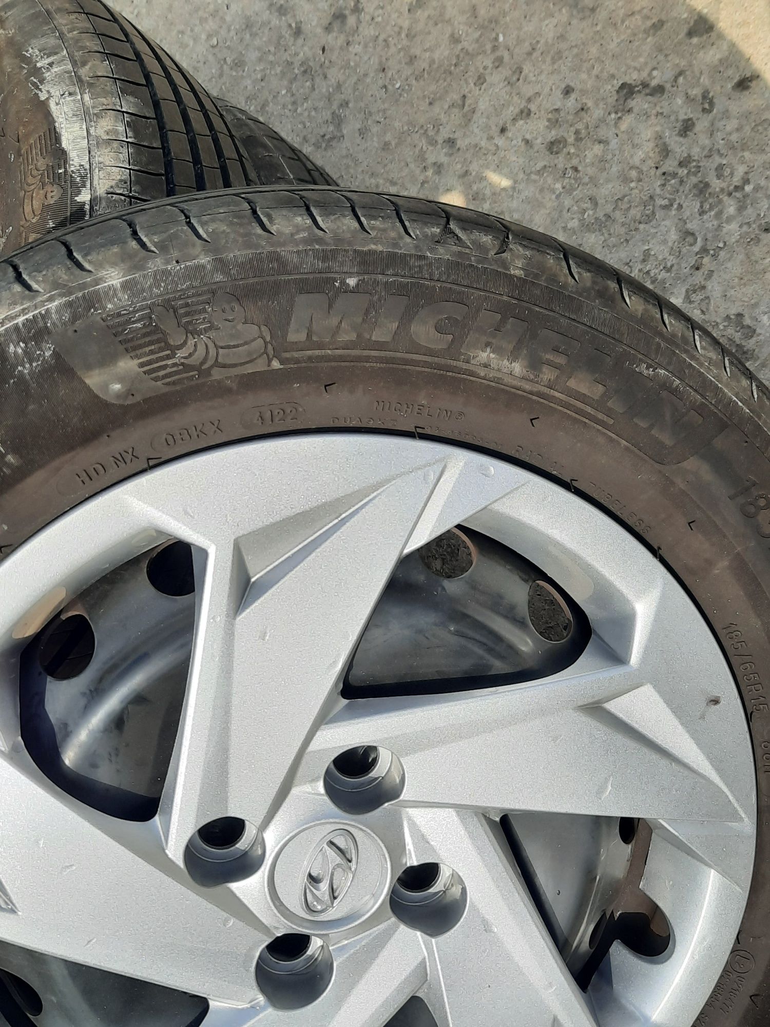 Железни джанти с гуми Michelin