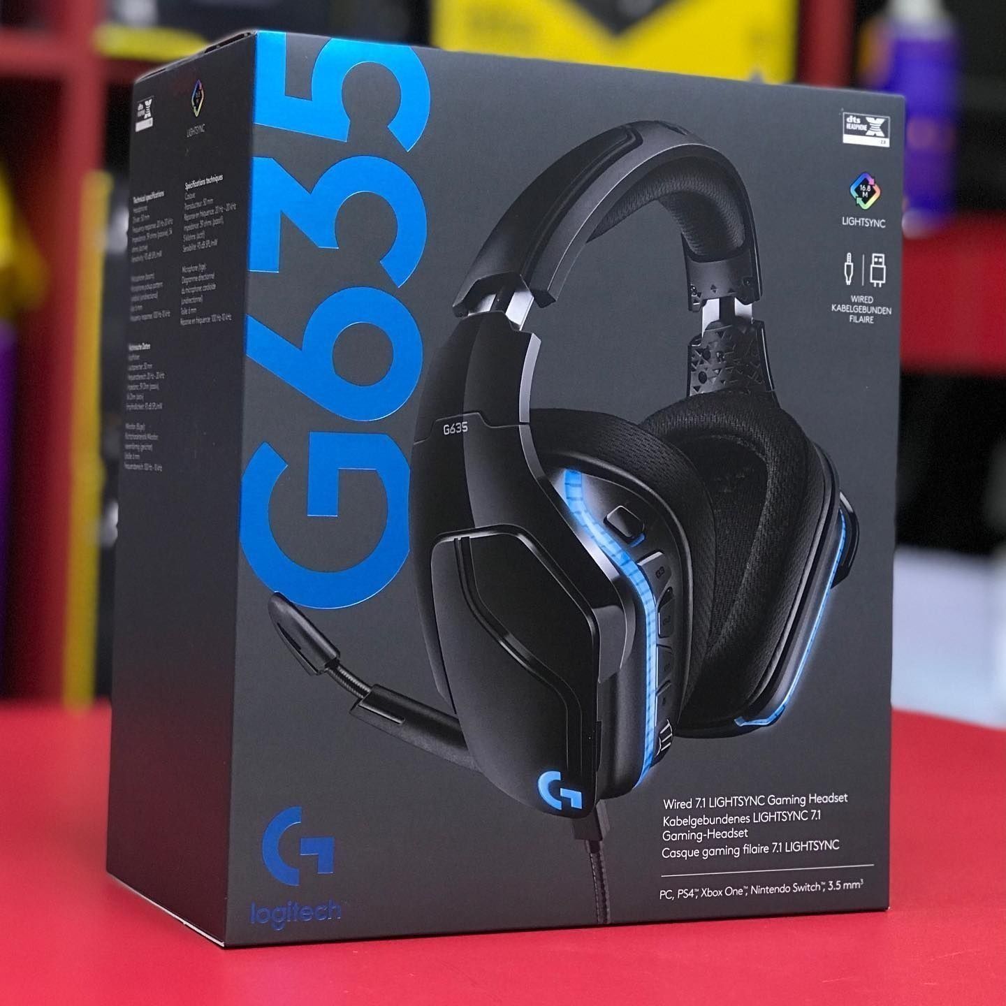 Под Заказ! Logitech G635 Wired 7.1 Проводные Наушники/Гарнитура