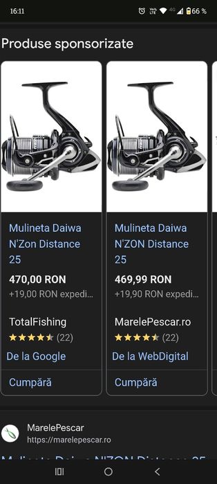 Vand doua Mulineta Daiwa N'Zon Distance 25