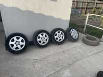 Set jante aliaj Opel + cauciucuri 195/65/r15 5 x 110