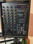 Vând mixer audio cu boxe marca Ibiza