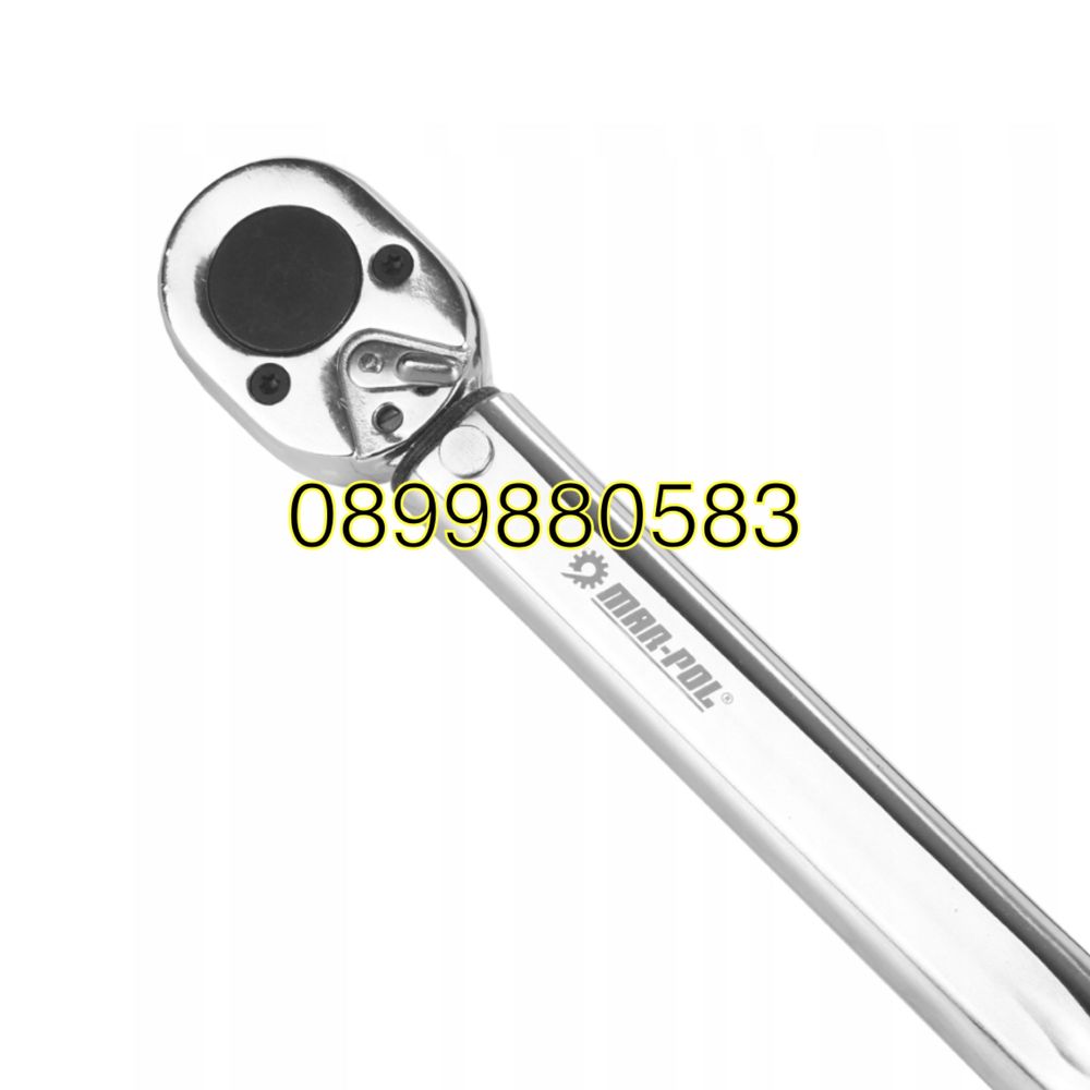 Динамометричен ключ Mar-Pol-1/2-28-210nm с удължител и вложки