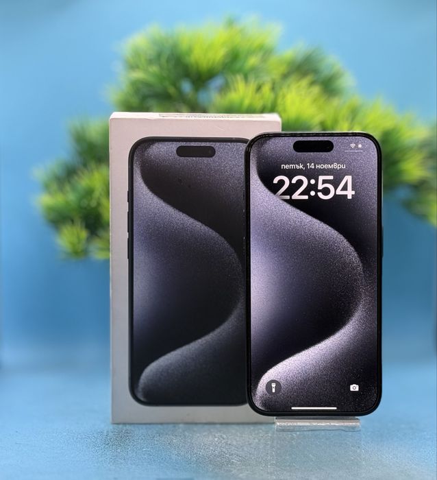ПЕРФЕКТЕН!!! Apple iPhone 15 Pro, 256GB, 5G, Blue Titanium