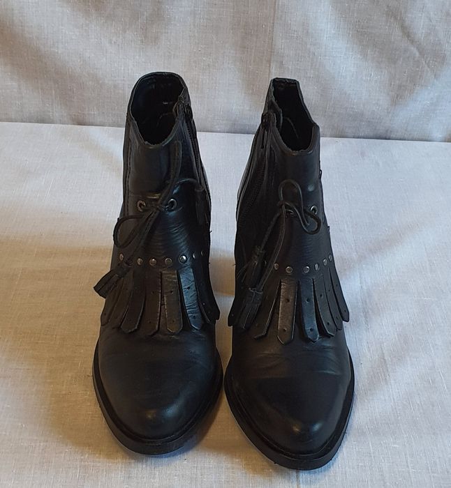Botine piele Liva Loop
