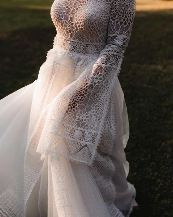 Rochie de mireasa boho