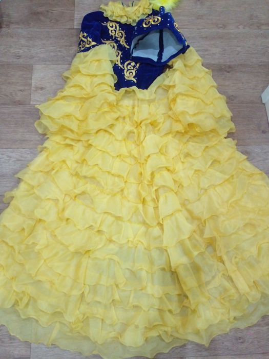 Қазақша көйлек сары