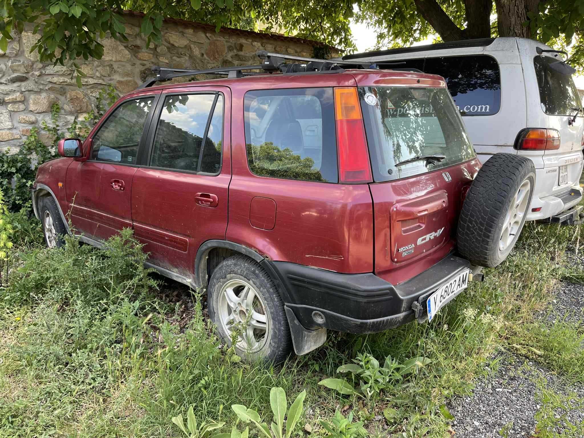Honda CR-V с прегарят двигател