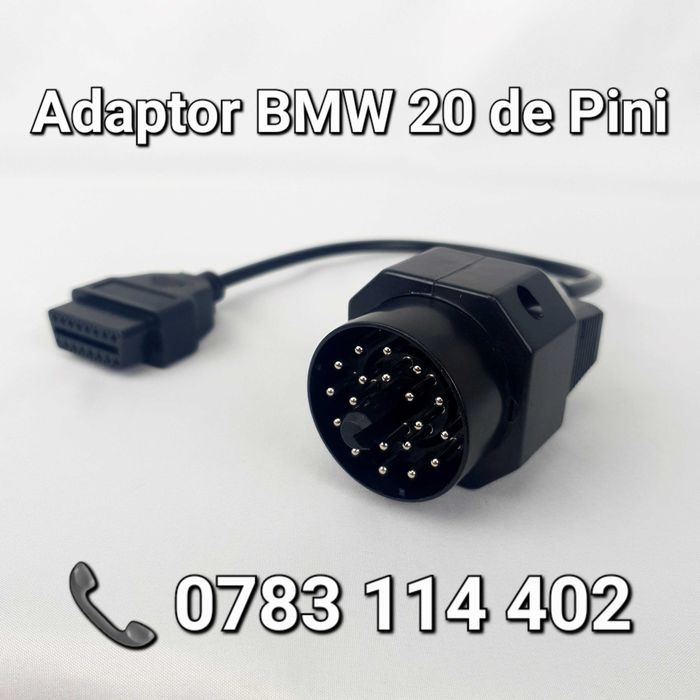 Mufa OBD2-Adaptor mufa BMW 20 pini la OBD2-Cablu Adaptor BMW-Rotunda