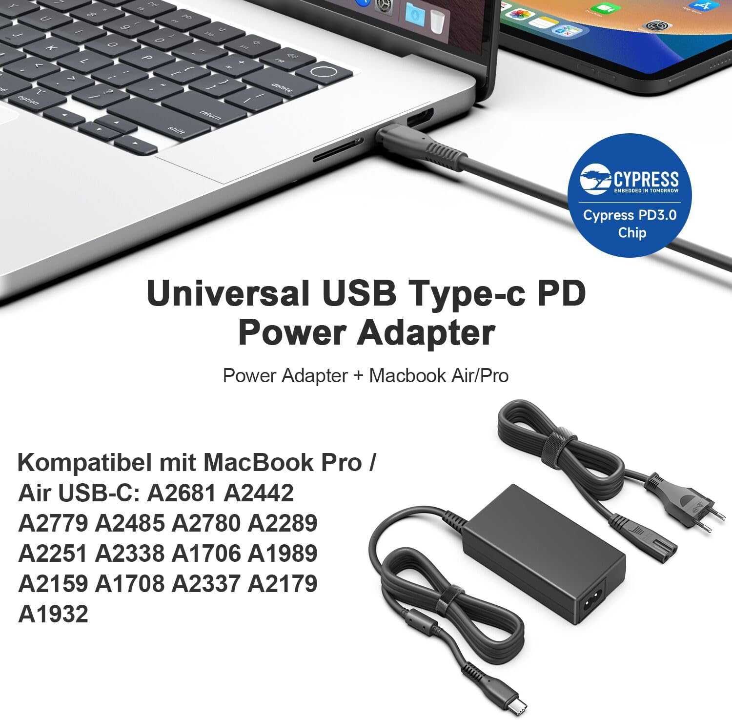 Универсално зарядно 65W USB Type C от HKY- 5- 20V