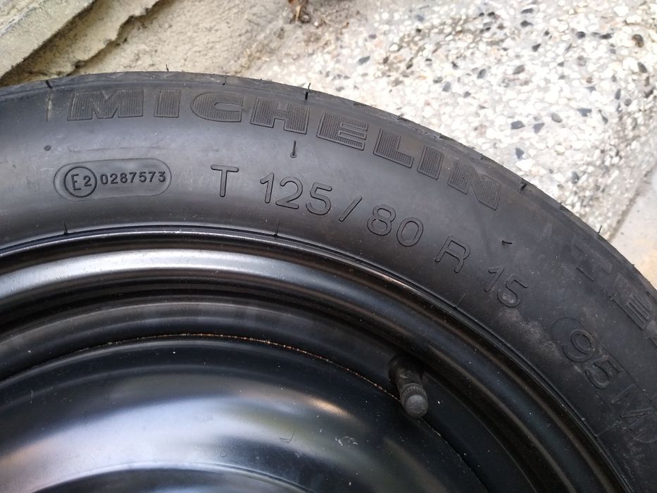 Резервна гума с джанта тип патерица