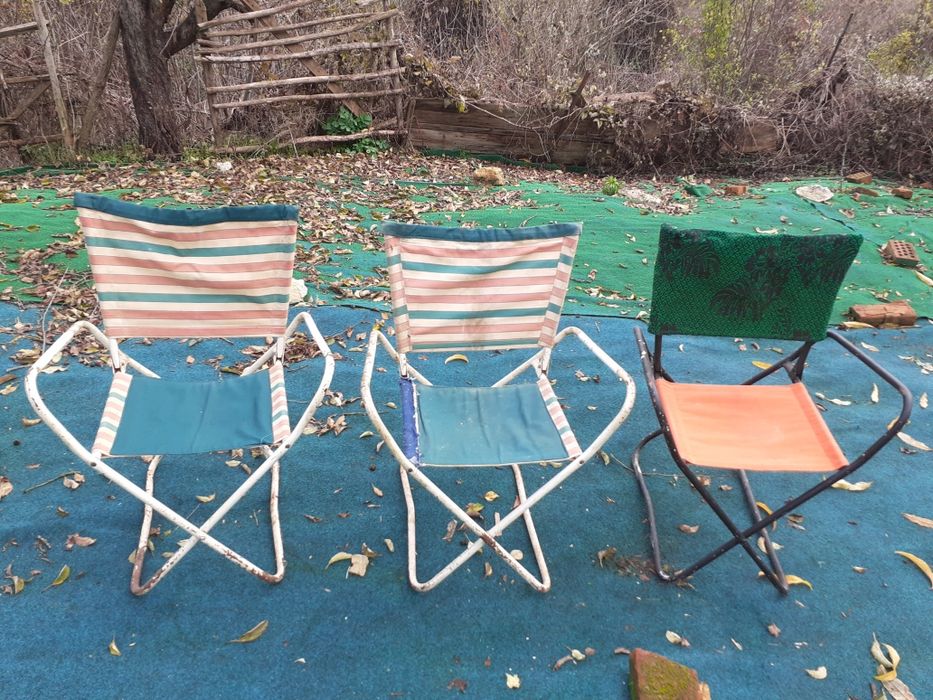 Стари сгъваеми столове,сгъваем стол,шезлонг