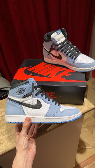 Jordan 1 High University Blue Originali cu Legit Check Marimea 45