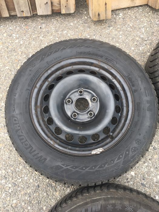 Set jante iarnă vag group 5x112 195 65 R15 M+S vw Golf 6-7 Audi Skoda