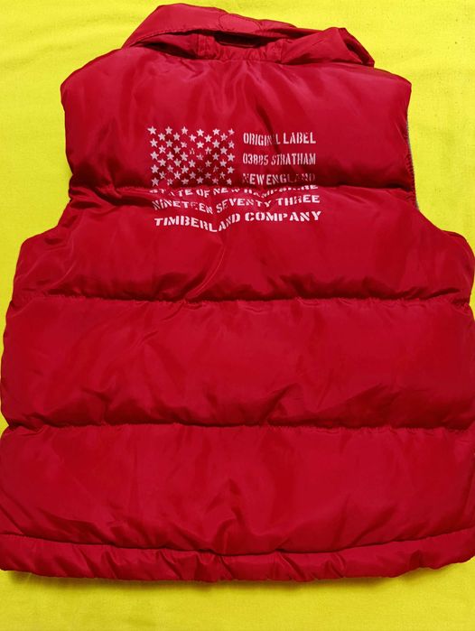 Оригинална жилетка Timberland – 9 месеца / 71 см,  с топла подплата