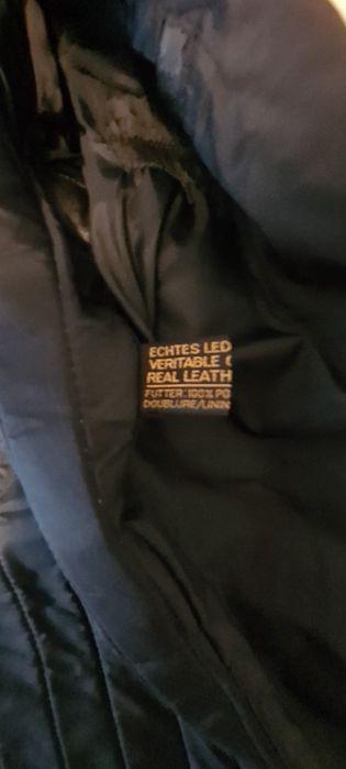 Geaca moto din piele naturala