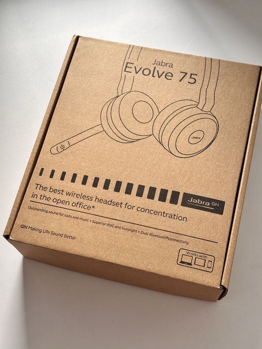 Продам новую jabra evolve 75