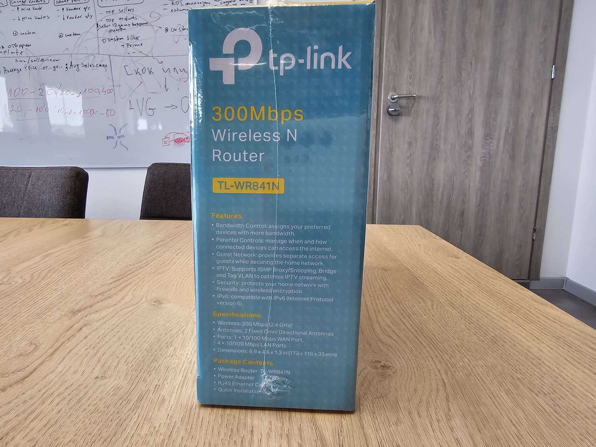 TP LINK - TL-WR841N 300 Mbps безжичен N рутер
