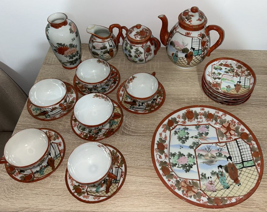 set ceramică japonez