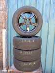 Set roti r16 jante aliaj Dezent 5x112 anvelope iarna Brigestone