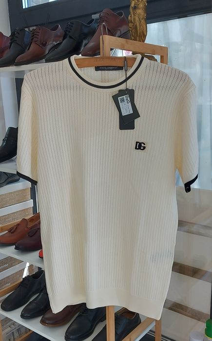 Tricou brodat de bumbac Dolce&Gabbana New Model seria 23608516