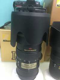 Obiectiv nou Nikon 70-200 DSLR F2.8 AF-S VR IF-ED  Made in Japan.