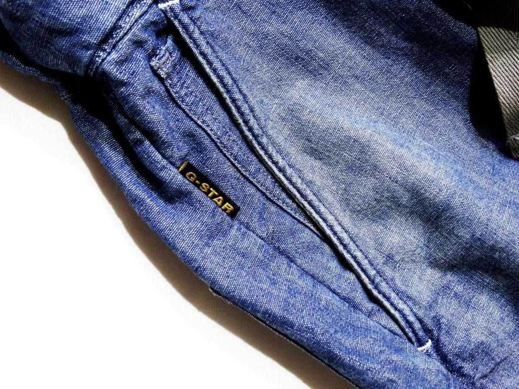 Нов с Етикет G-star raw Дамски Дънков Летен Гащеризон