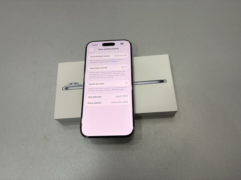 Iphone 17 Air, 256 gb, Sky Blue, la cutie