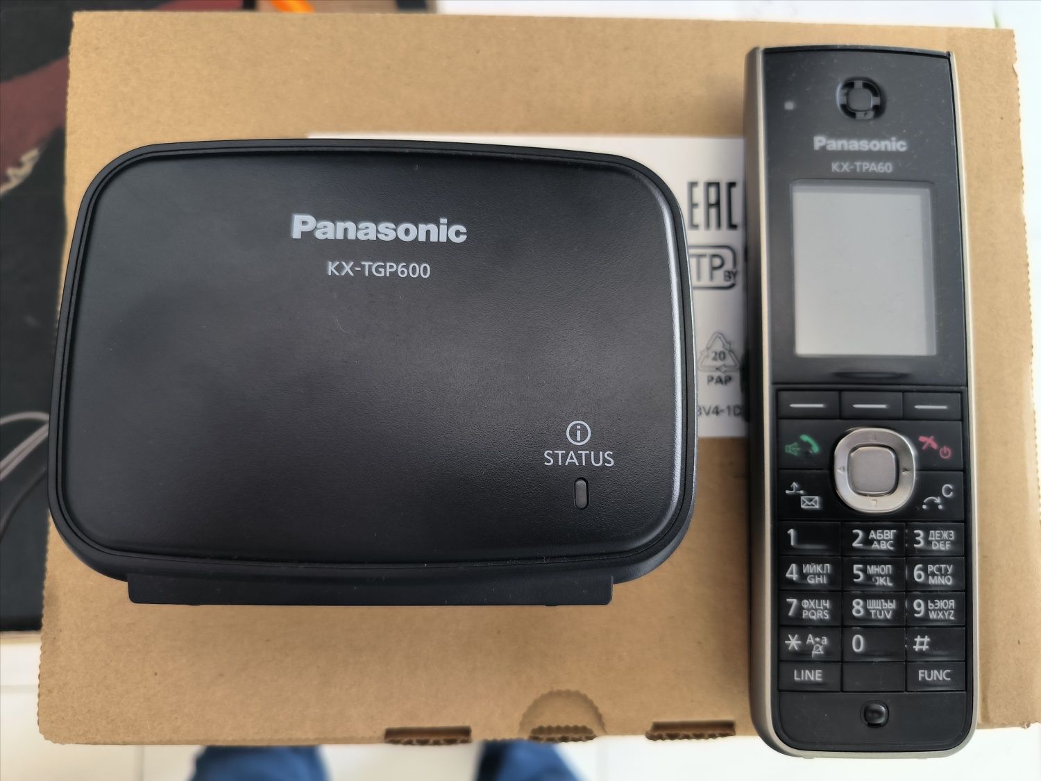 IP telefon Panasonic телефон Radiotelefon Радиотелефоны, ofis uchun ye