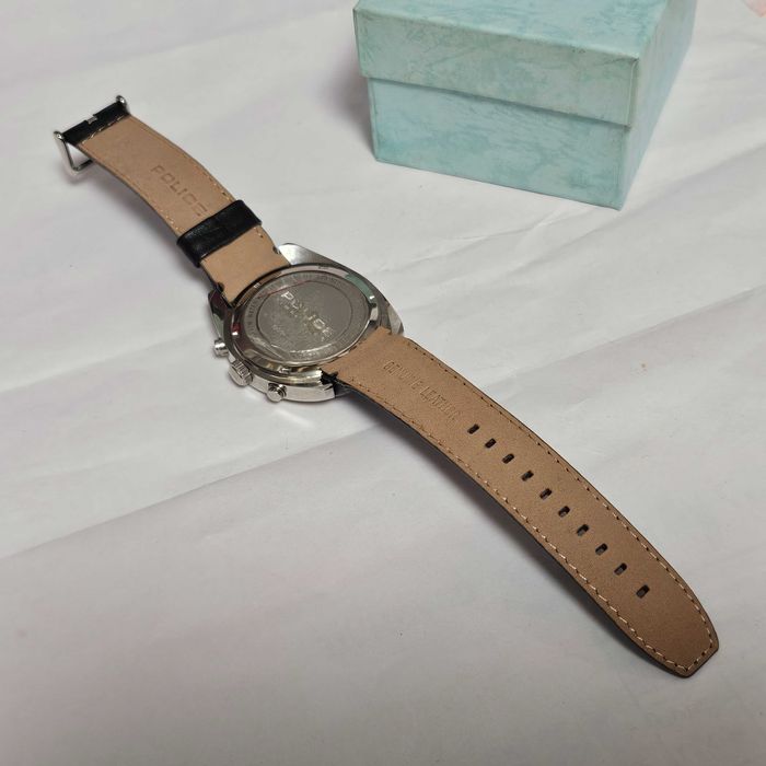 Ceas barbatesc Police, curea piele - oferta