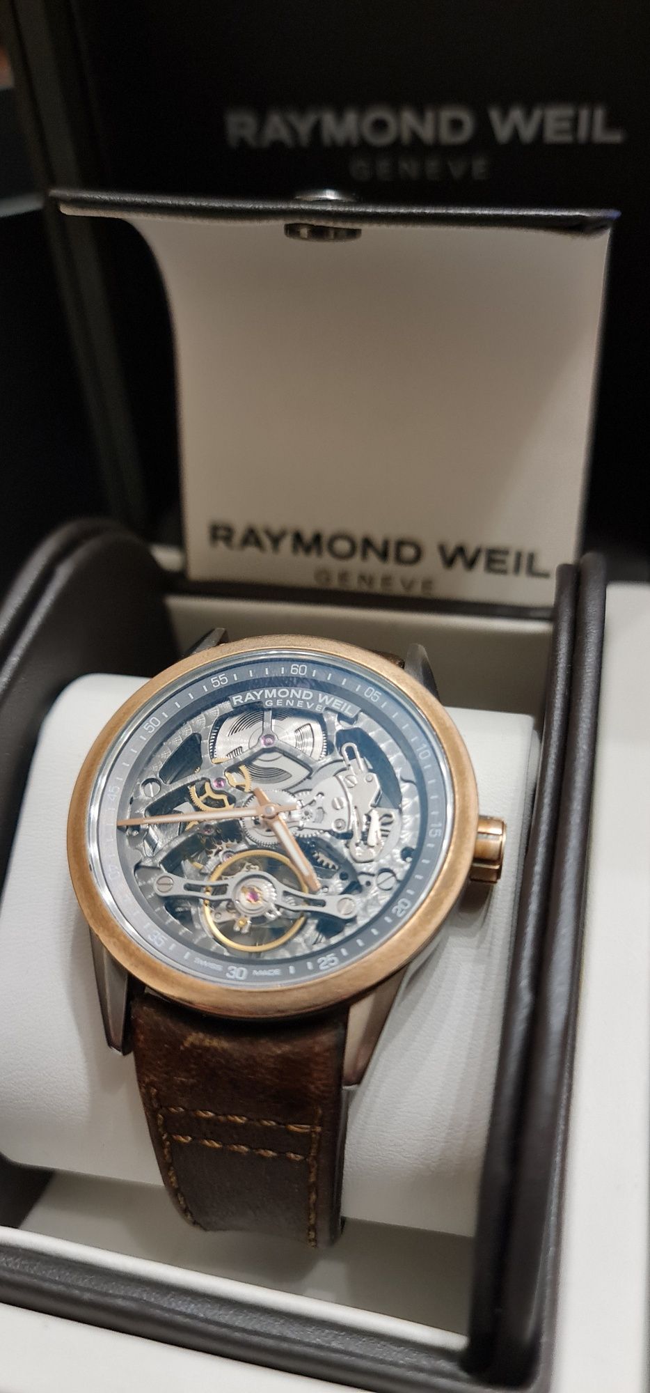 Raymond Weil мъжко часовник Freelancer Skeleton