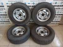 Set Jante Aluminiu Mitsubishi Pajero L200 Nissan Patrol Terrano Etc. Prezoane 6x5.5 Inch Anvelope 235/75R15 Anvelope Bune