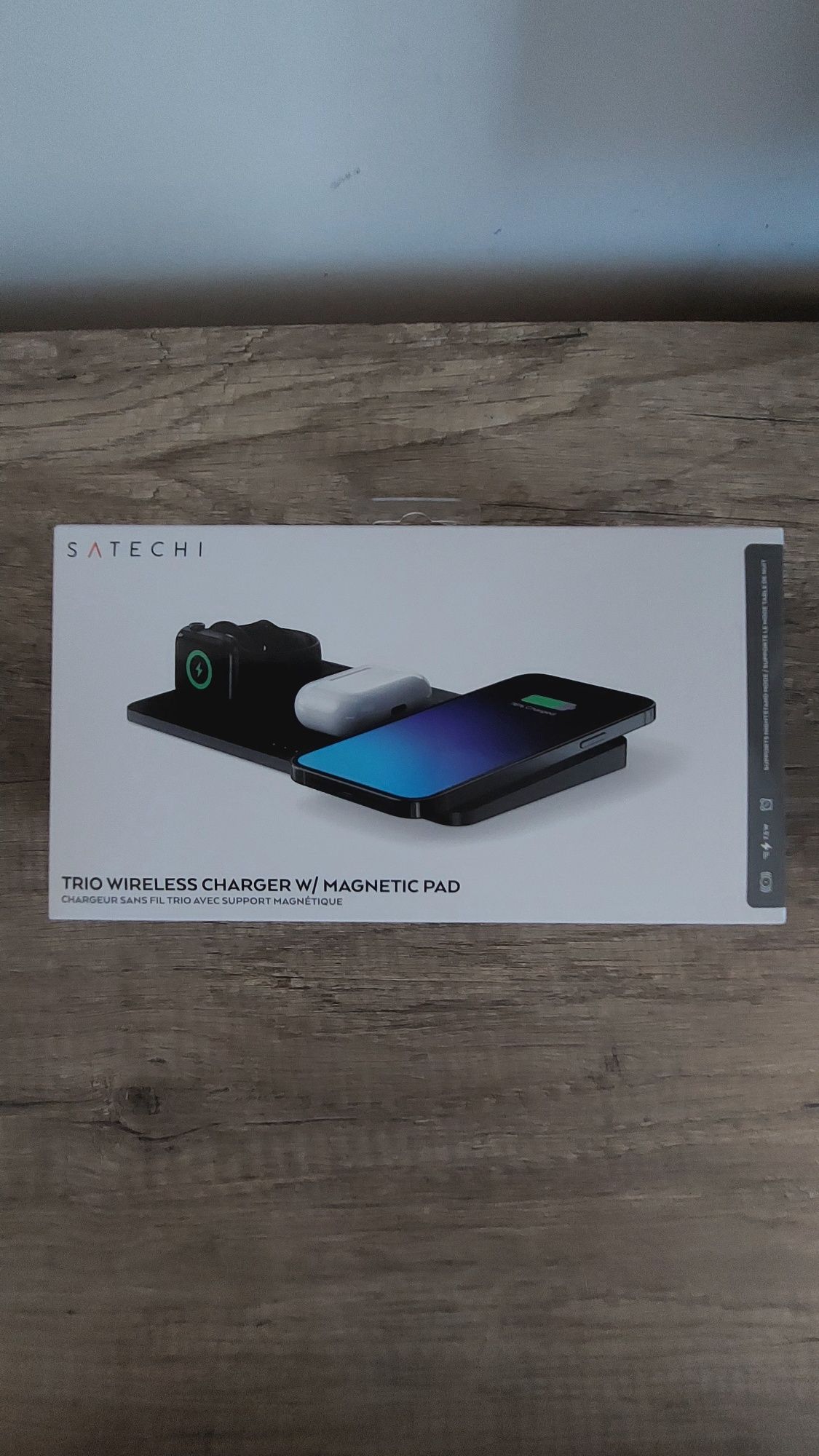 SATECHI - incarcator wireless pentru telefon, casti, smartwatch