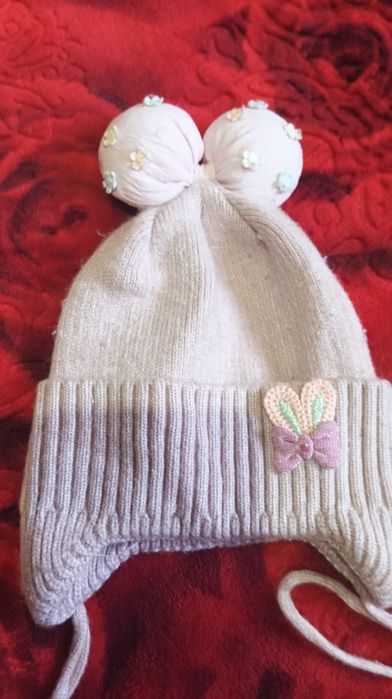 Shapka issiq 1, 2 yoshli qizchalarga togri keladi