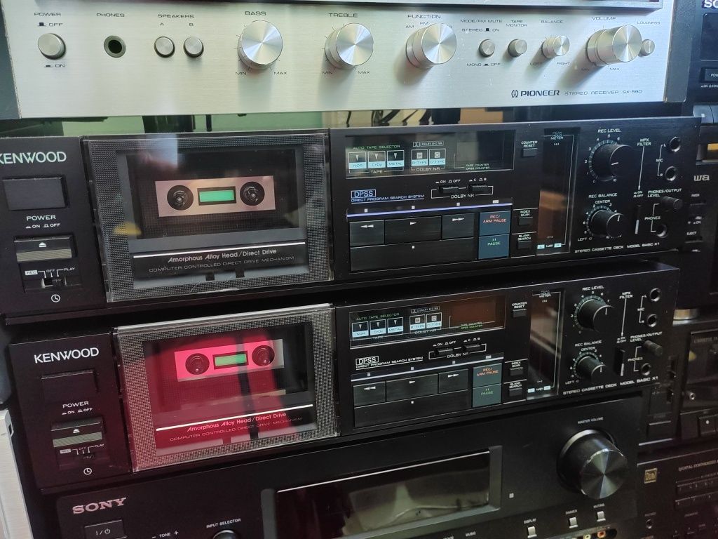 Vând deck Kenwood x1 direct drive impecabil l