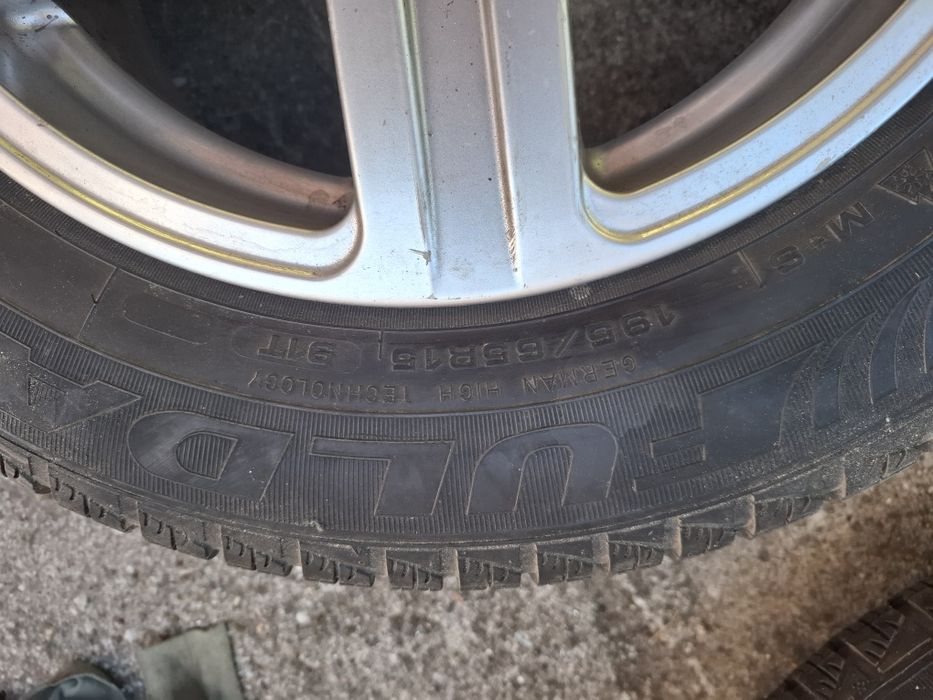 4броя джанти 5×112/15 с гуми Fulda