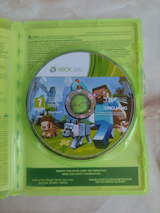 [Xbox360] Vând GTA 5 și Minecraft originale Xbox 360 //poze reale