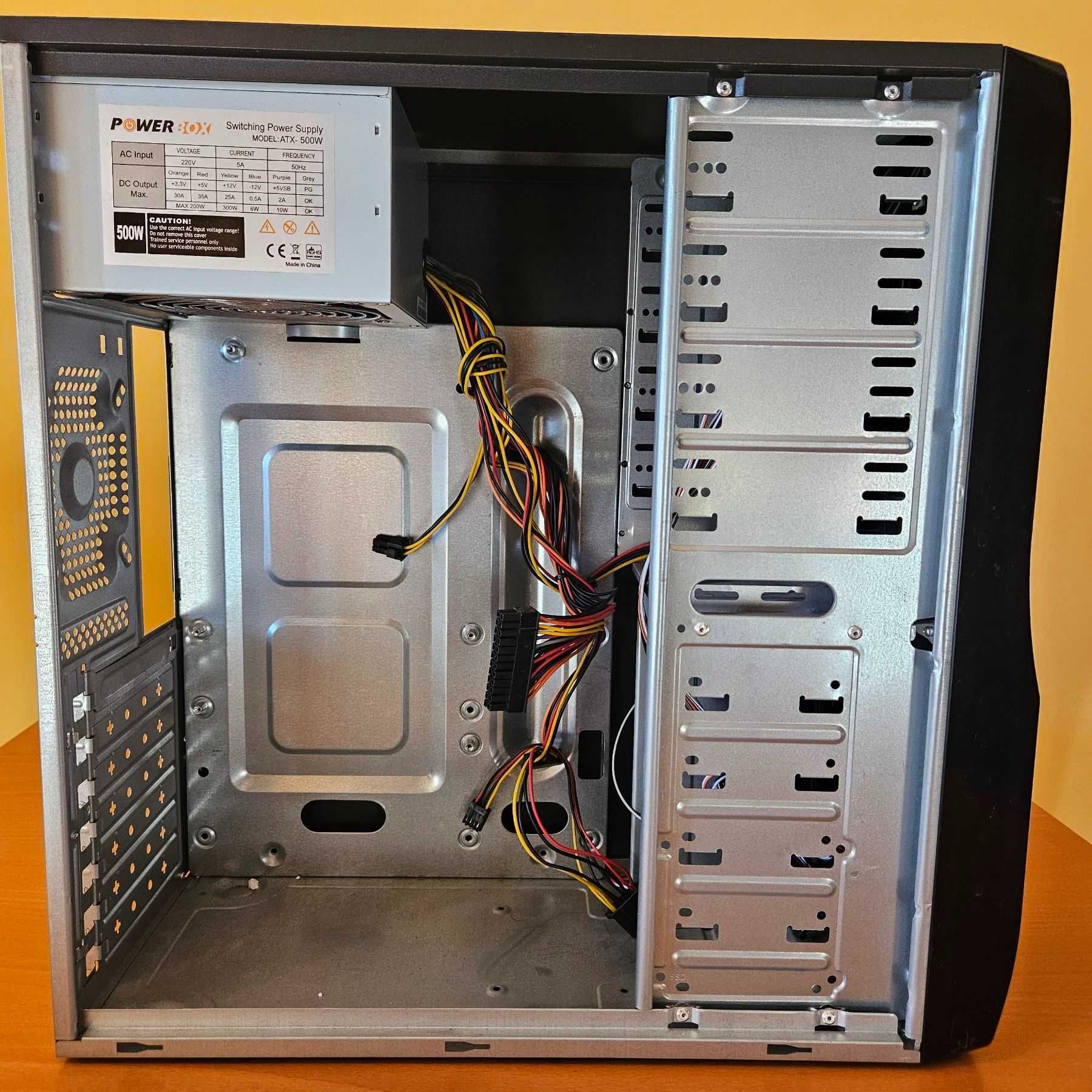 Компютърна кутия с ATX захранване 500W