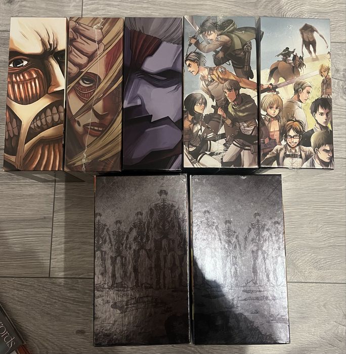 Attack on Titan manga box sets complet (vol.1-34+ extras)